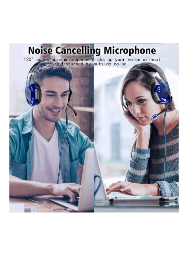 PS4 Wired Over-Ear Gaming Headphones With Mic - Image 2